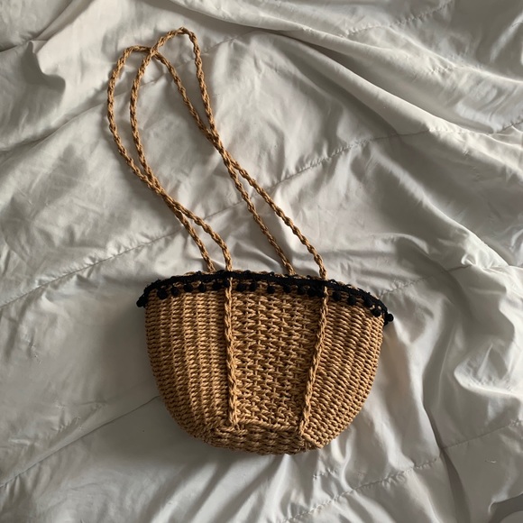 Zara Handbags - 2/$25 • Zara Wicker Bag
